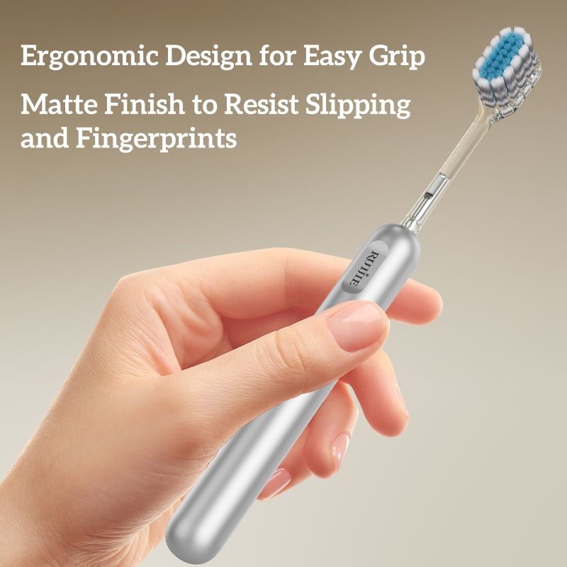 Toothbrush With Replaceable Brush Heads (Pack Of 2)