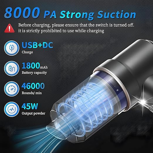 3 In 1 Car Vacuum Cleaner